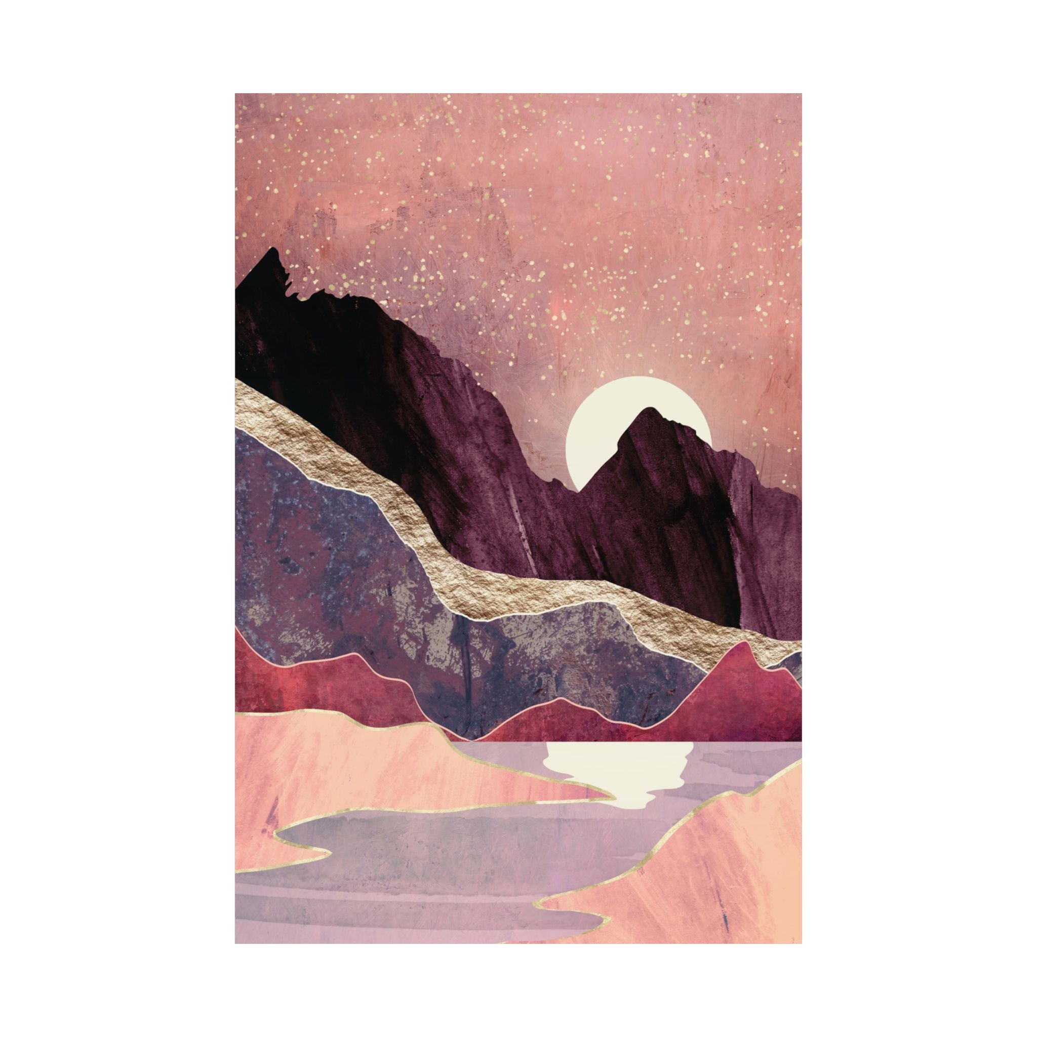 Blush Vista - Poster Print - No Frame