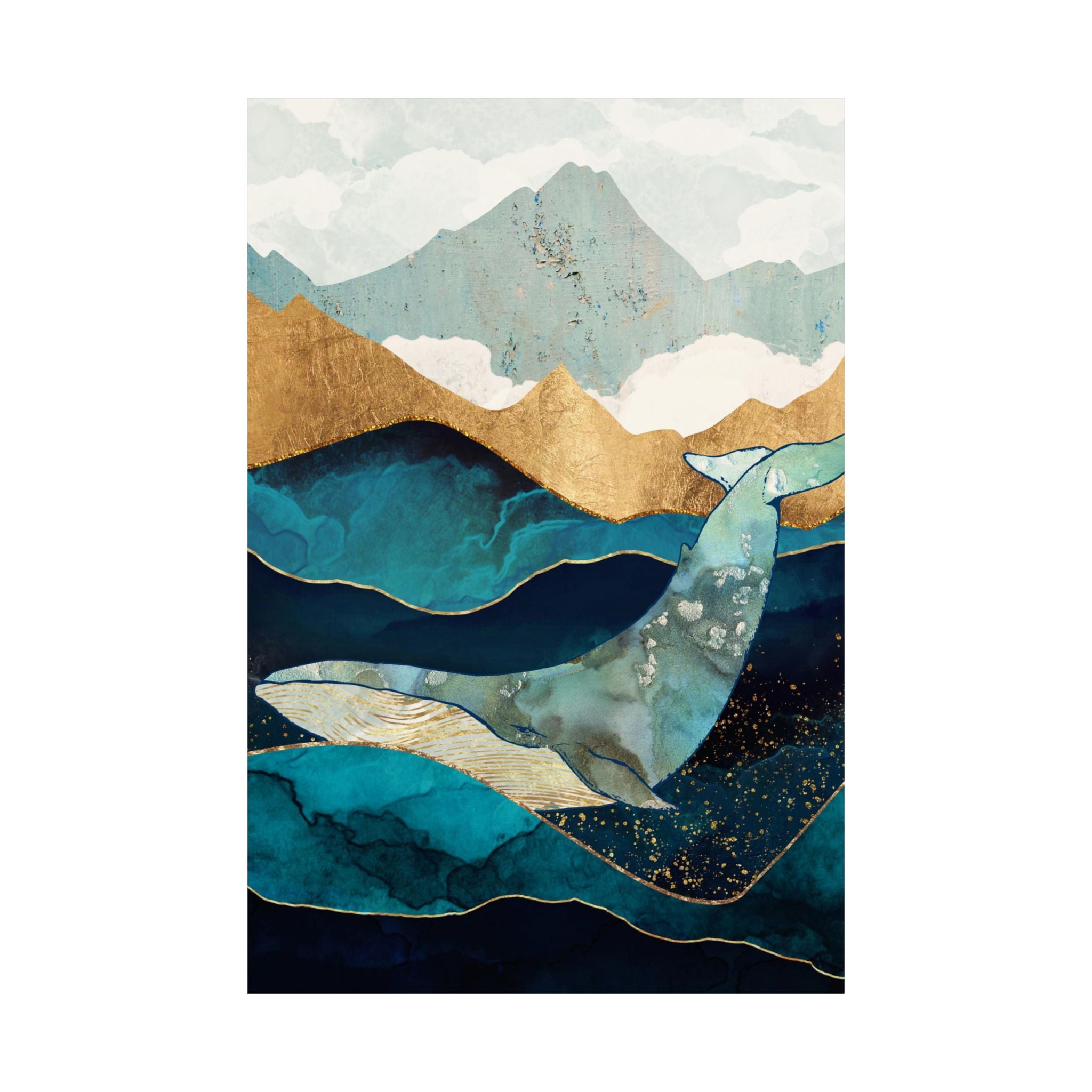 Blue Whale - Poster Print - No Frame