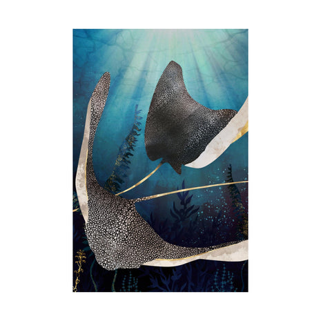 Metallic Stingray - Poster Print - No Frame