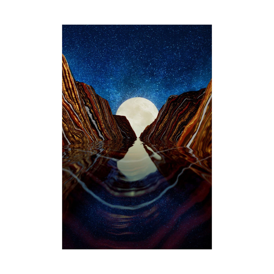 Moon Reflection - Poster Print - No Frame