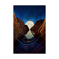 Moon Reflection - Poster Print - No Frame