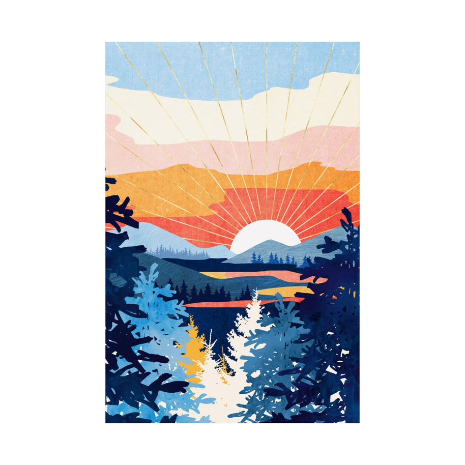 Sunset Lake - Poster Print - No Frame
