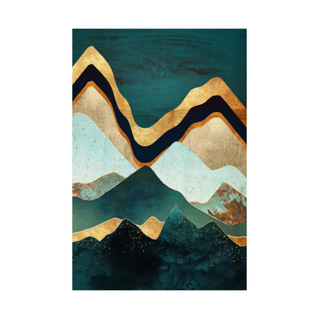 Velvet Copper Mountains - Poster Print - No Frame