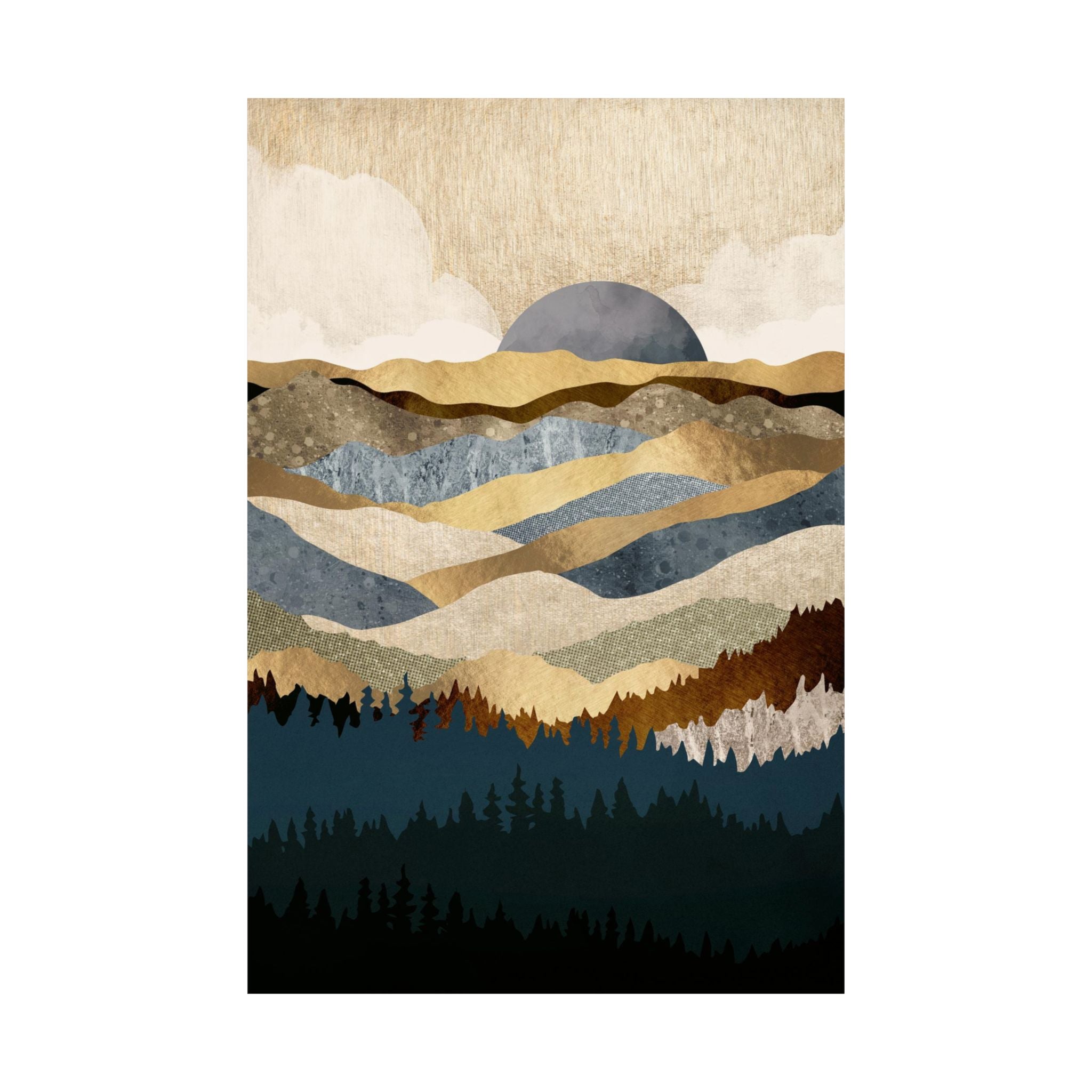 Golden Vista - Poster Print - No Frame
