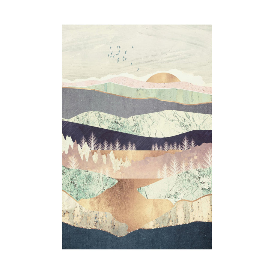 Golden Spring Reflection - Poster Print - No Frame