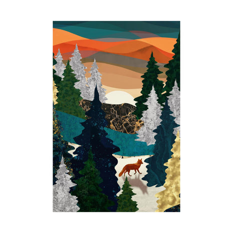 Amber Fox - Poster Print - No Frame