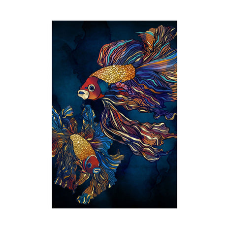 Metallic Betta Fish - Poster Print - No Frame
