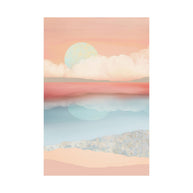 Mint Moon Beach - Poster Print - No Frame
