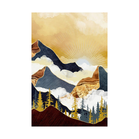 Misty Peaks - Poster Print - No Frame
