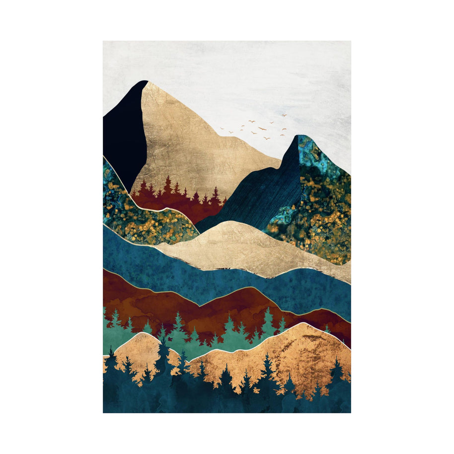 Malachite Mountains - Poster Print - No Frame