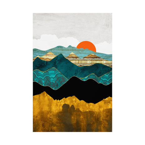 Turquoise Vista - Poster Print - No Frame