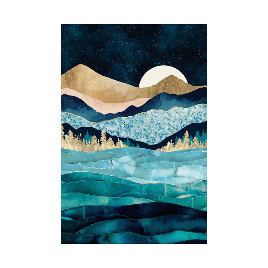 Midnight Ocean - Poster Print - No Frame