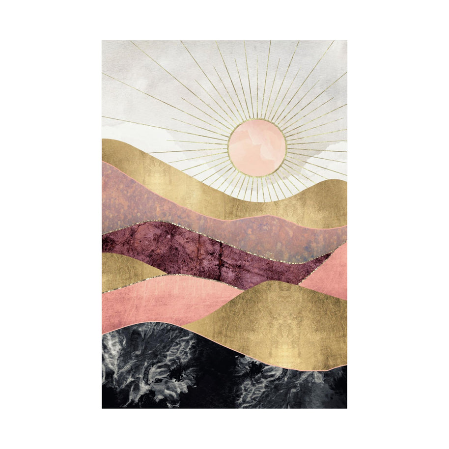 Blush Sun - Poster Print - No Frame
