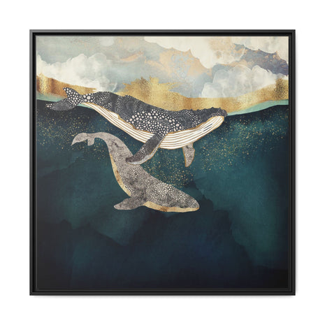 Bond II - Matte Canvas, Framed (Multi-color)