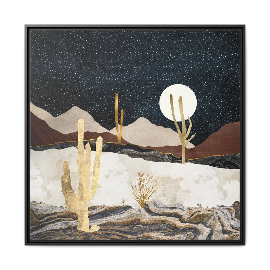 Desert View - Matte Canvas, Framed (Multi-color)