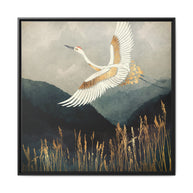 Elegant Flight - Matte Canvas, Framed (Multi-color)