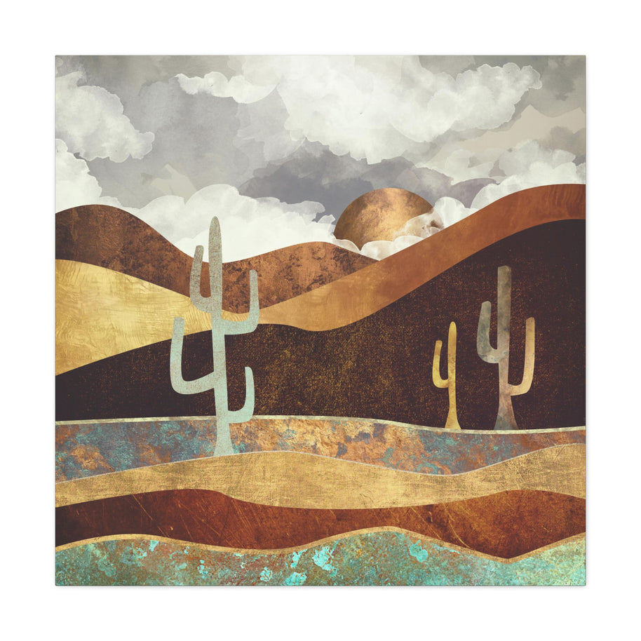 Patina Desert Matte Canvas, Stretched, No Frame