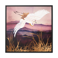 Elegant Flight III - Matte Canvas, Framed (Multi-color)