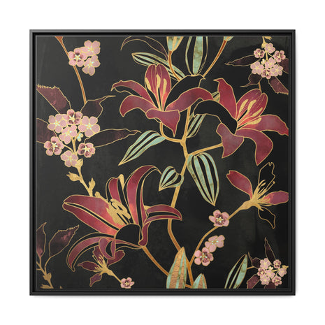 Lily - Matte Canvas, Framed (Multi-color)