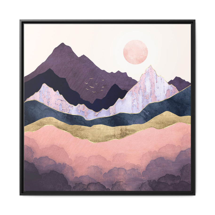 Mauve Mist - Matte Canvas, Framed (Multi-color)