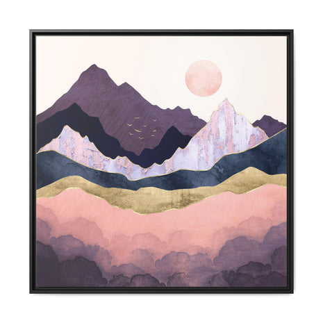 Mauve Mist - Matte Canvas, Framed (Multi-color)