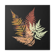 Autumn Fern - Matte Canvas, Framed (Multi-color)