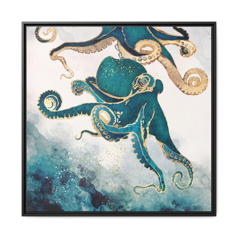 Underwater Dream V - Matte Canvas, Framed (Multi-color)