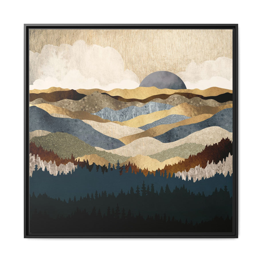 Golden Vista - Matte Canvas, Framed (Multi-color)