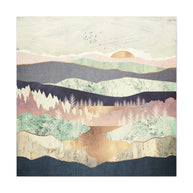 Golden Spring Reflection Matte Canvas, Stretched, No Frame
