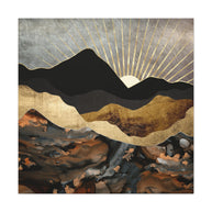 Copper and Gold Mountains Matte Canvas, Stretched, No Frame