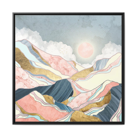 Spring Morning - Matte Canvas, Framed (Multi-color)