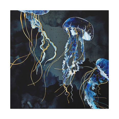 Metallic Ocean III Matte Canvas, Stretched, No Frame