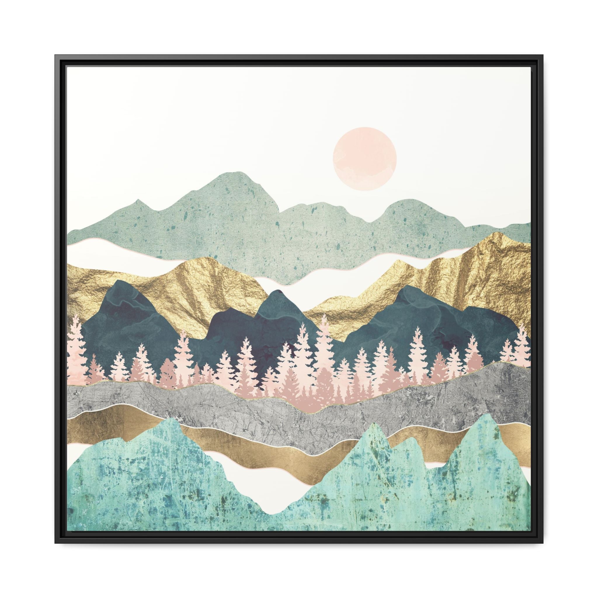 Summer Vista - Matte Canvas, Framed (Multi-color)
