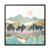 Summer Vista - Matte Canvas, Framed (Multi-color)