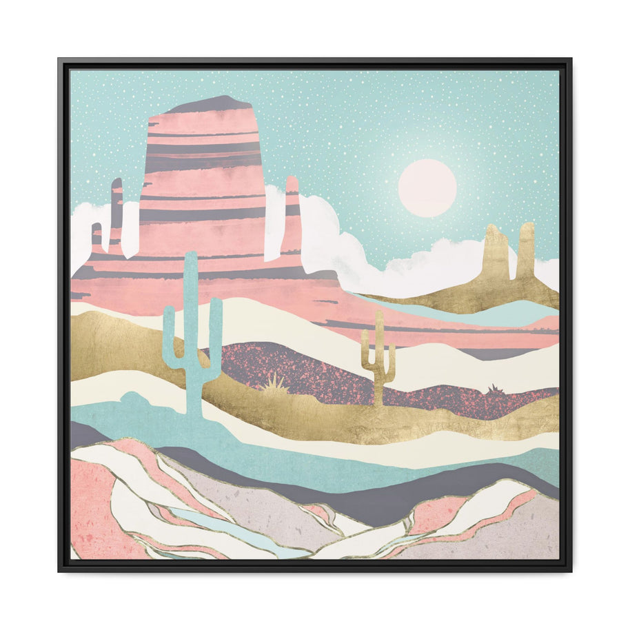 Desert Sun - Matte Canvas, Framed (Multi-color)