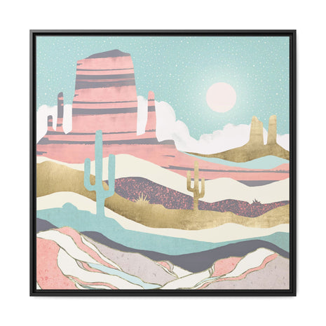 Desert Sun - Matte Canvas, Framed (Multi-color)