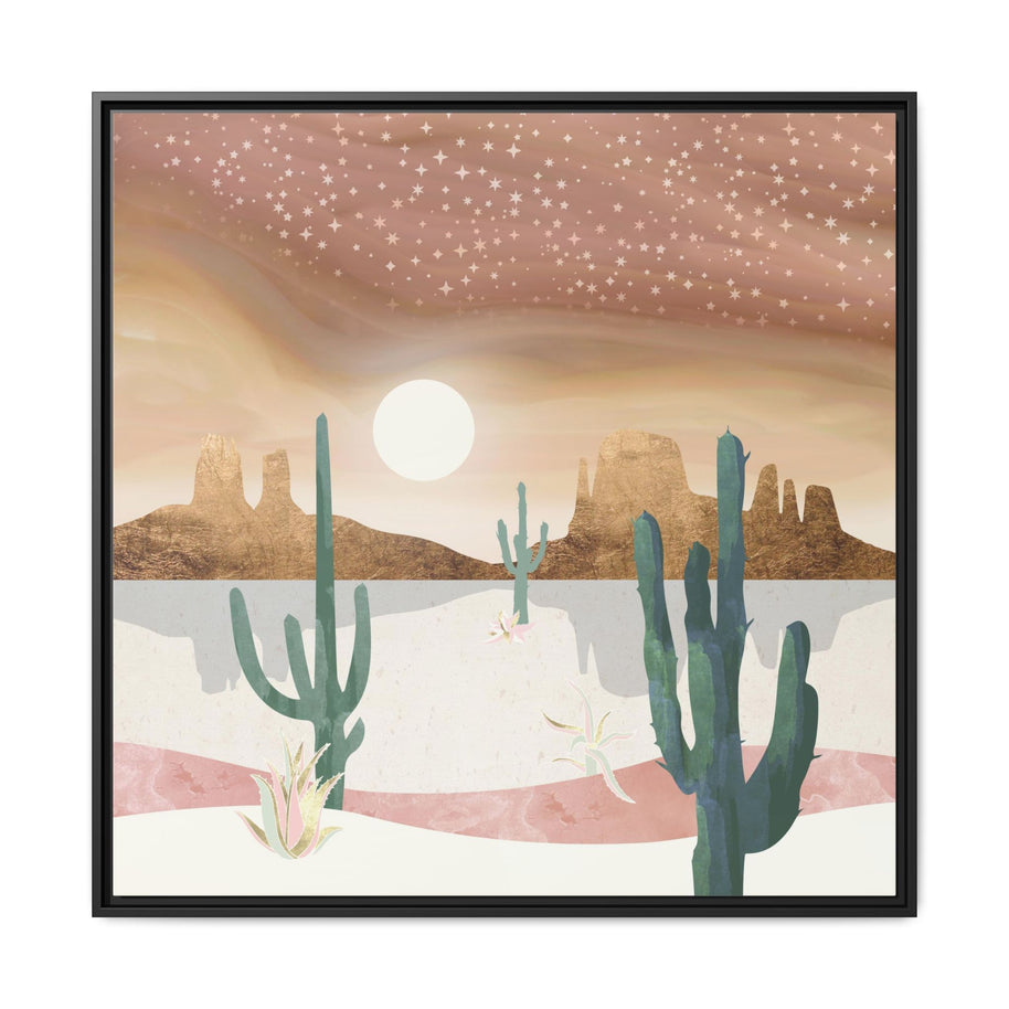 Honey Sky - Matte Canvas, Framed (Multi-color)