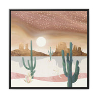 Honey Sky - Matte Canvas, Framed (Multi-color)