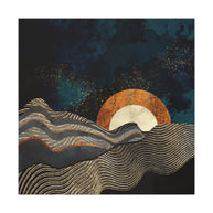 Gold and Silver Fields Matte Canvas, Stretched, No Frame