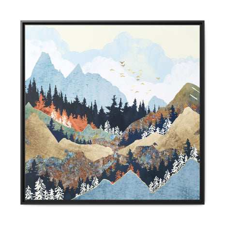 Spring Flight - Matte Canvas, Framed (Multi-color)