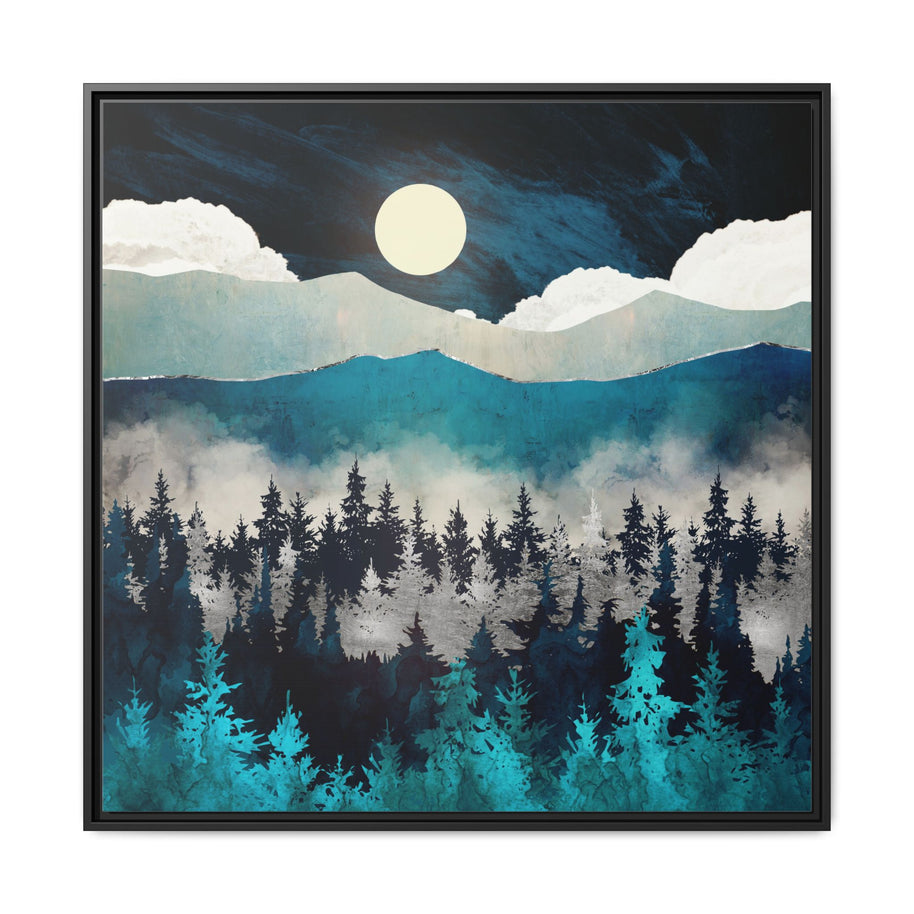Evening Mist - Matte Canvas, Framed (Multi-color)