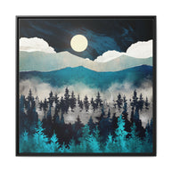 Evening Mist - Matte Canvas, Framed (Multi-color)