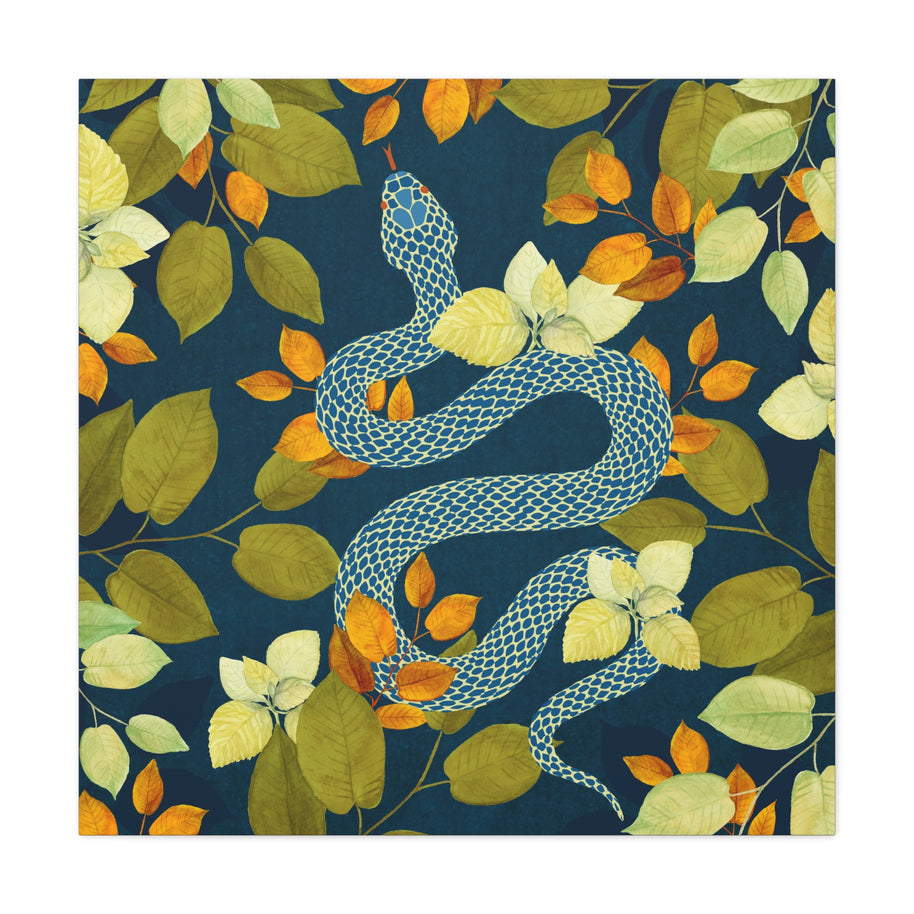 Autumn Serpent Garden Matte Canvas, Stretched, No Frame