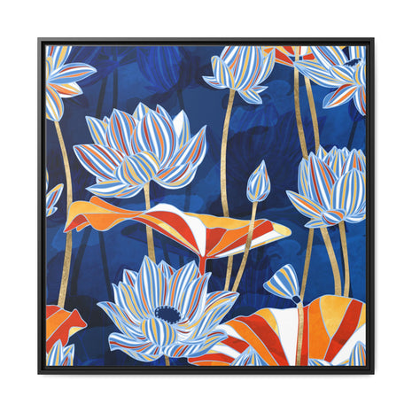 Bold Botanical - Matte Canvas, Framed (Multi-color)