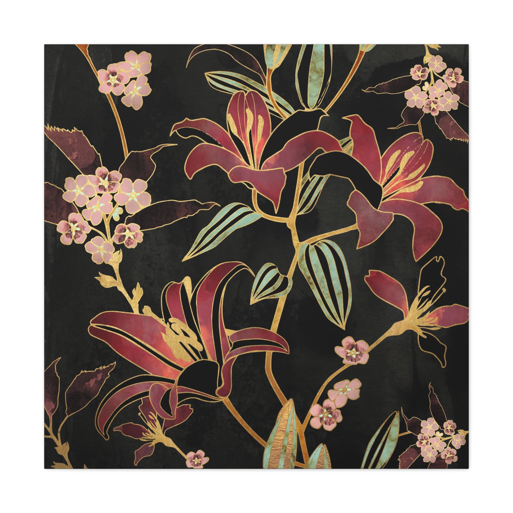 Lily Matte Canvas, Stretched, No Frame