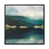 Waters Edge Reflection - Matte Canvas, Framed (Multi-color)