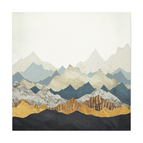 Distant Peaks Matte Canvas, Stretched, No Frame