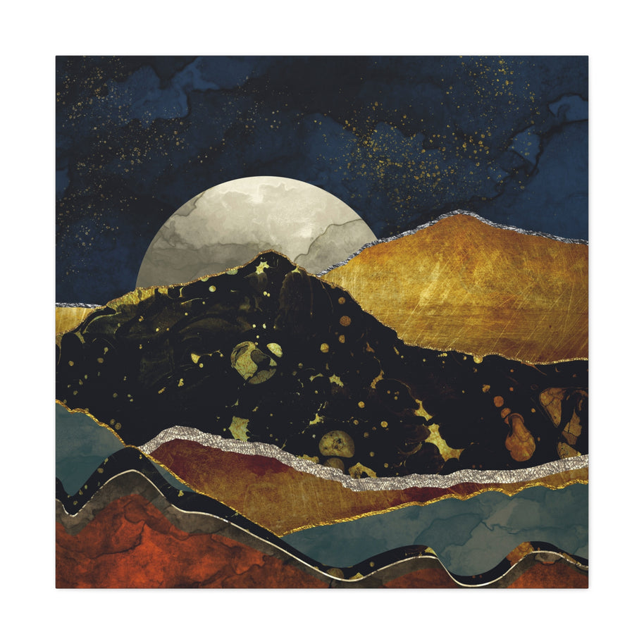 Bronze Night Matte Canvas, Stretched, No Frame