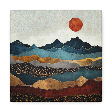 Amber Dusk Matte Canvas, Stretched, No Frame