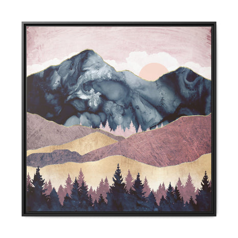 Mauve Vista - Matte Canvas, Framed (Multi-color)